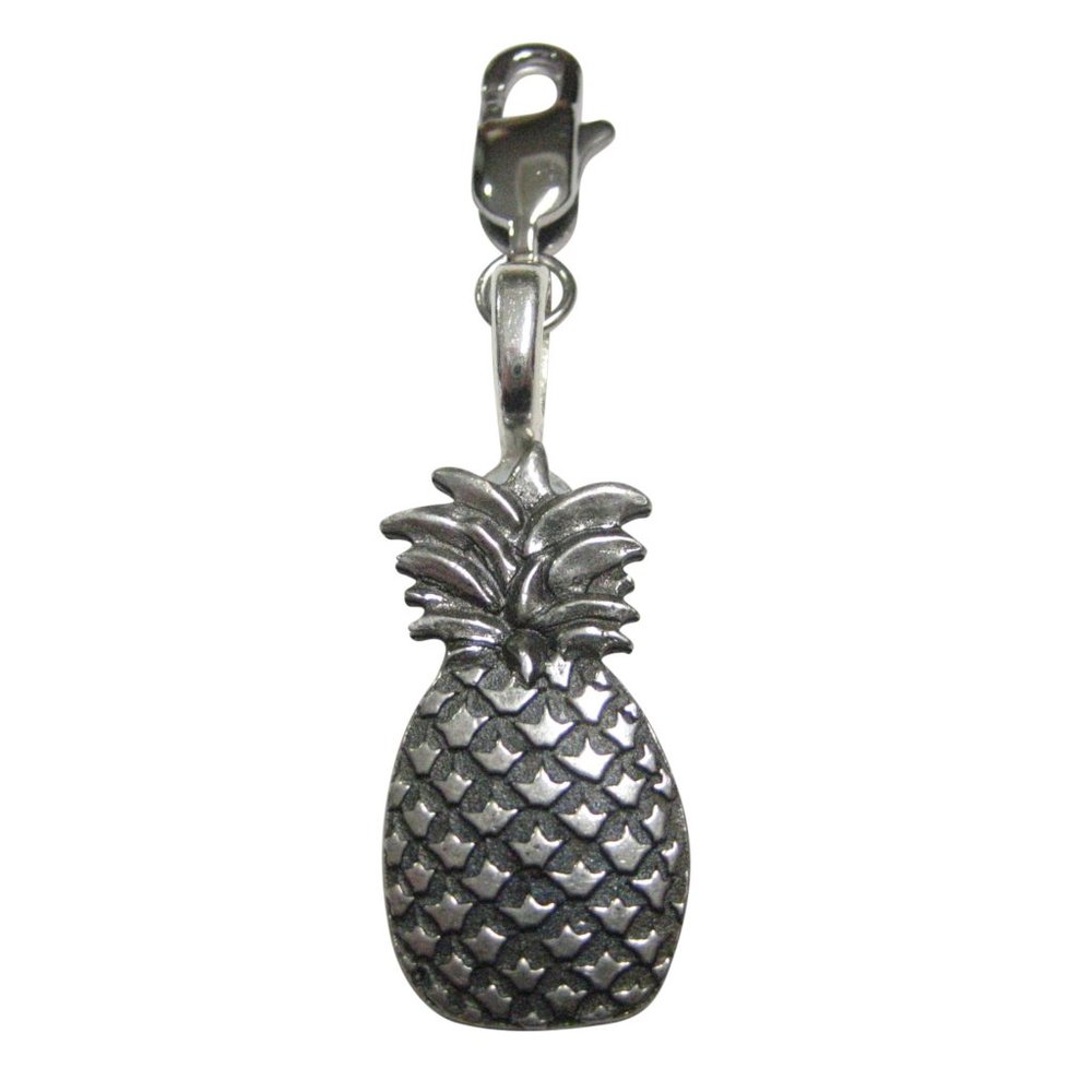Solid Pineapple Fruit Pendant Zipper Pull Charm - image 1